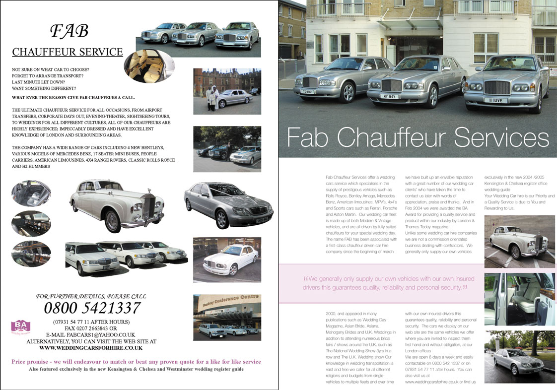 wedding advert 